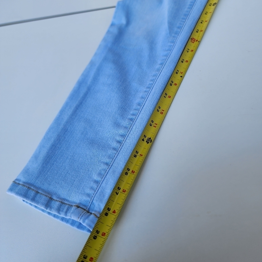 Isabel Maternity Light Blue Denim Pockets Full Panel Stretch Skinny Jeans 6 - Picture 3 of 9